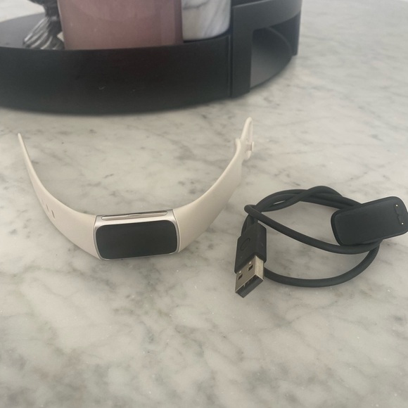 Fitbit Fitness Tracker in Black and Cream